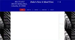 Desktop Screenshot of dukestires.com